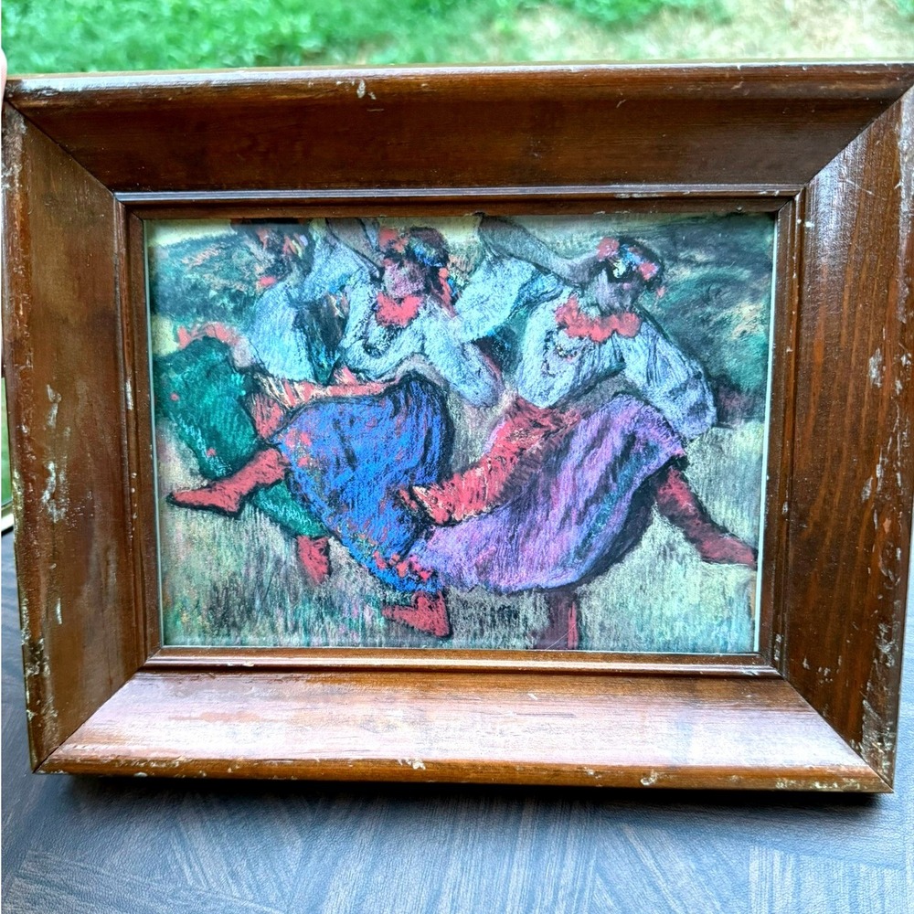 Edgar Degas Russian Dancers 1899 Framed Art Print Museum of Fine Arts Houston